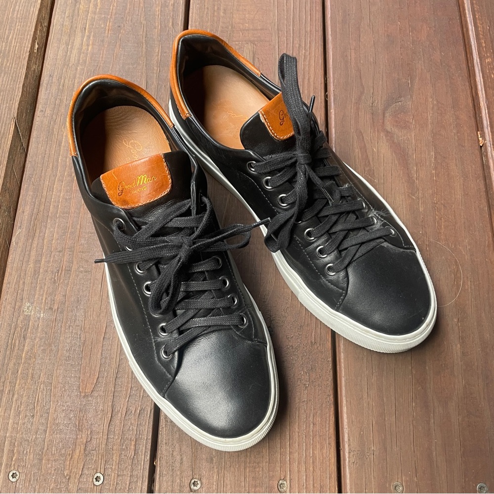 Good Man Brand - Black Leather Sneakers